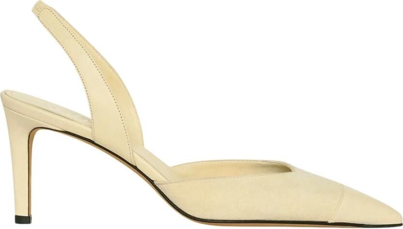 Kiton Suede Slingback Pumps