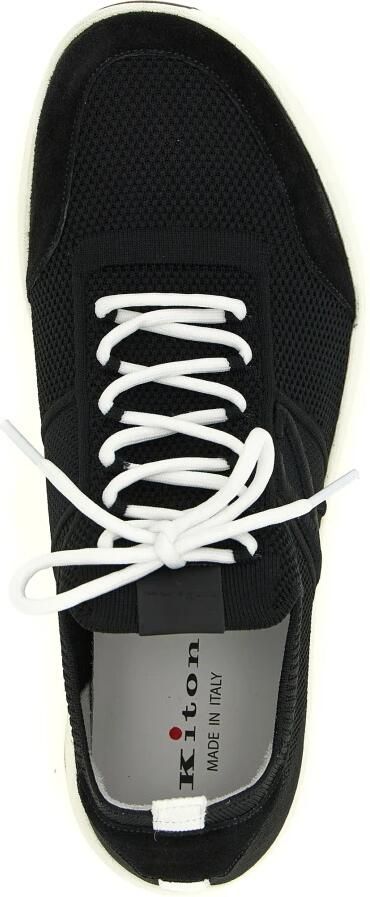 Kiton Technical Cotton Sneakers - Foto 4