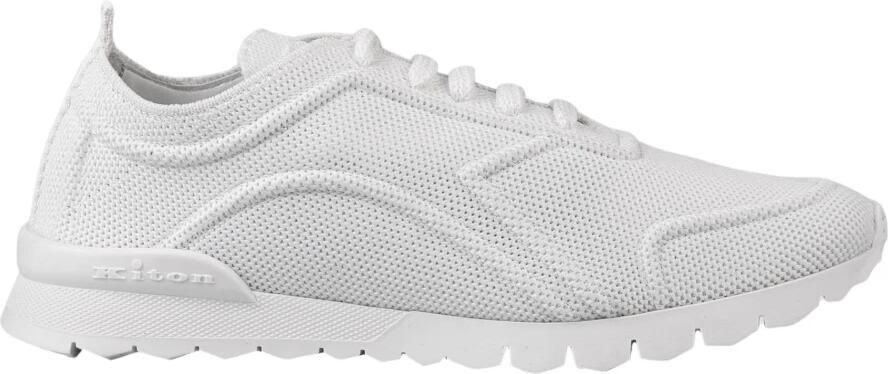 Kiton Textured katoenen sneakers
