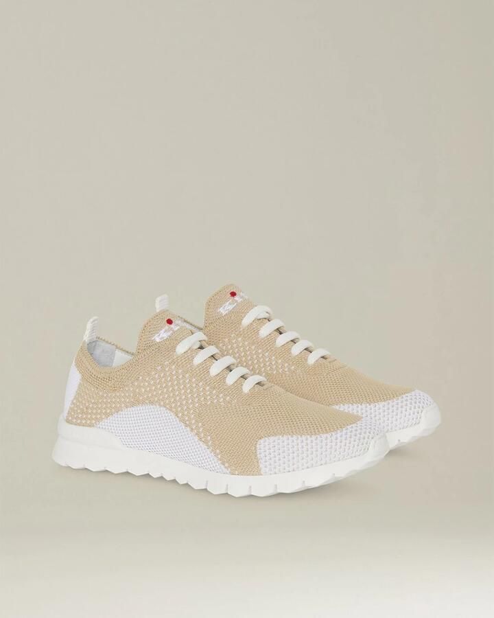Kiton Two-Tone Knit Fit Sneakers