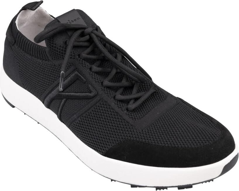 Kiton Zwarte Sneakers met Logodetails
