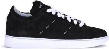 Kiton Leren Veterschoenen met Platte Zool