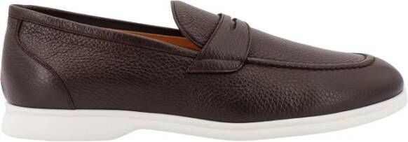 Kiton Loafers Brown Heren