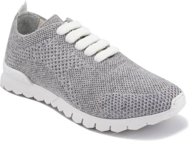 Kiton Luxe Cashmere Sneakers voor Modebewuste Vrouwen Grijs Dames