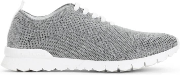 Kiton Luxe Grijze Sneakers Aw25