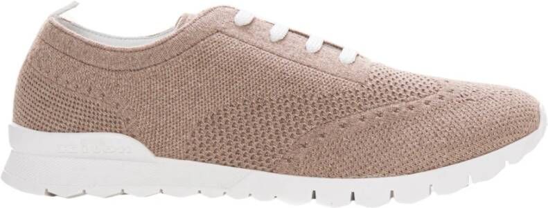 Kiton Sneakers met veters en antislipzool Beige Heren