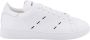 Kiton Stijlvolle Leren Sneakers White Heren - Thumbnail 1