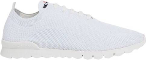 Kiton Witte Gebreide Sneakers