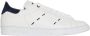 Kiton Witte Leren Lage Top Sneakers White Heren - Thumbnail 1