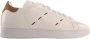 Kiton Witte leren sneakers met suède hiel White Heren - Thumbnail 1