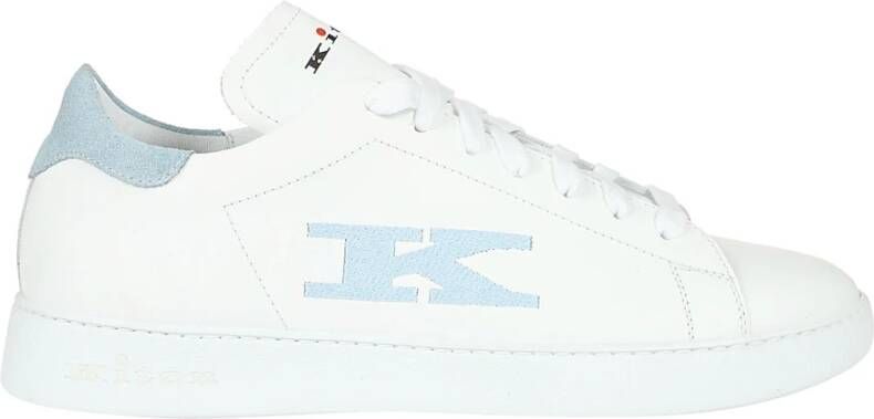 Kiton Witte IJs A068 Sneakers White Heren