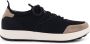 Kiton Zwarte Sneakers met Logo Borduurwerk - Thumbnail 1