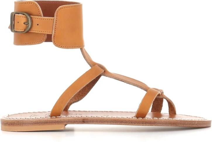 K.jacques Flat Sandals Brown Dames