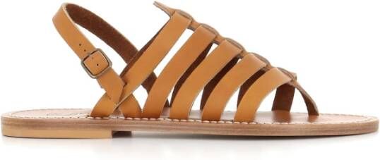 K.jacques Flat Sandals Brown Heren