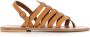 K.jacques Flat Sandals Brown Heren - Thumbnail 1