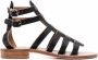 K.jacques Flat Sandals Zwart Dames - Thumbnail 1