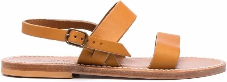 K.JACQUES Bruin Leren Sandalen met Dunne Bandjes - Foto 2