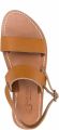 K.JACQUES Bruin Leren Sandalen met Dunne Bandjes - Bruin