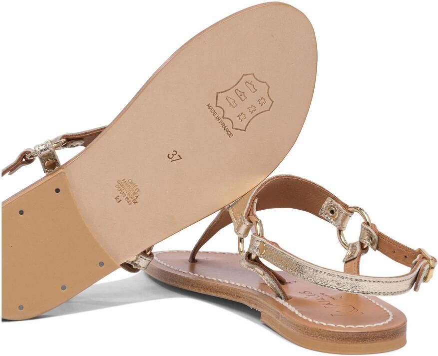 K.jacques Gouden Leren Sandalen voor Vrouwen - Foto 2