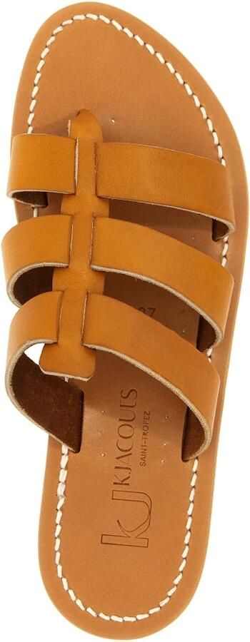 K.jacques Beige Leren Sandalen Stijlvol Ontwerp - Foto 3