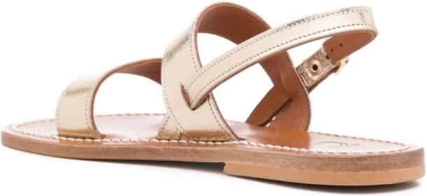 K.JACQUES Gouden Sandalen met Dubbele Band Ontwerp - Foto 3