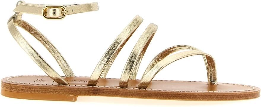 K.jacques Hemeree Laminated Leather Thong Sandals - Foto 2