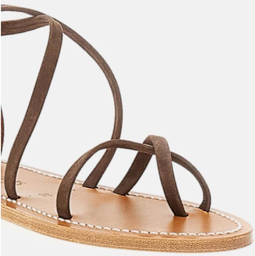 K.jacques Lage leren en suède sandalen - Foto 2