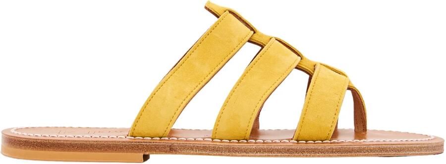 BB ST. TROPEZ Sandalen Dolon Leather Sandal in geel