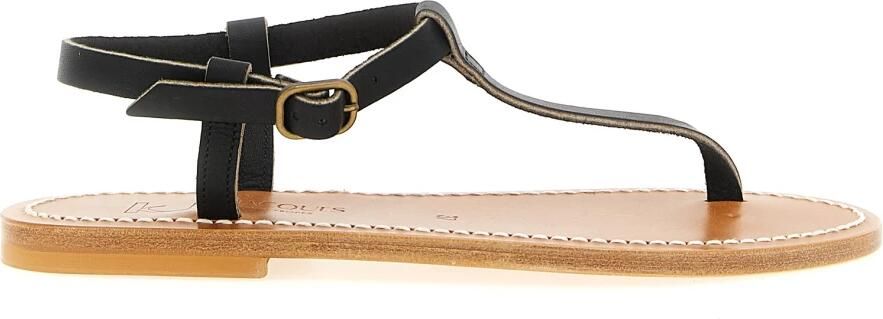 K.jacques Petrone leren sandaal