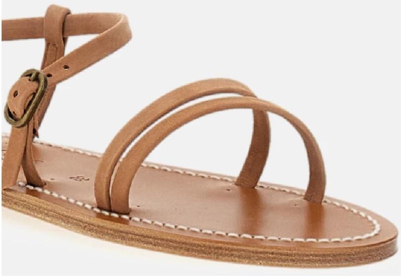K.jacques Platte leren sandalen - Foto 2