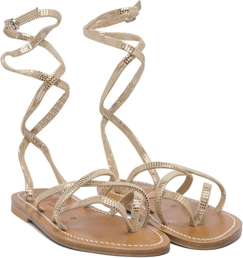 K.JACQUES Platte sandalen met enkelbandje en juwelen - Foto 2
