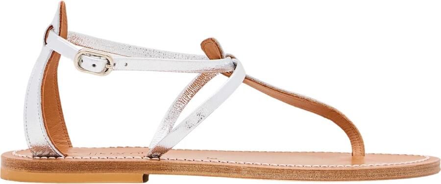 BB ST. TROPEZ Sandalen Buffon Leather Sandal in zilver