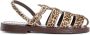 K.jacques Luipaardprint Blokhak Sandalen - Thumbnail 1