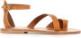 K.jacques Natuurlijk Leren Enkelband Sandaal - Thumbnail 1