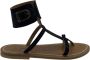 K.jacques Zwarte Gesp Sandalen Black Dames - Thumbnail 10