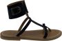 K.jacques Zwarte Gesp Sandalen Black Dames - Thumbnail 9