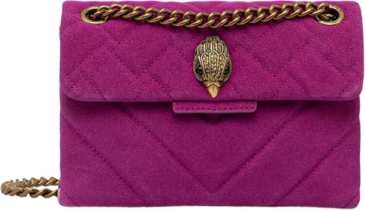 Kurt Geiger Adelaarskop Suede Schoudertas