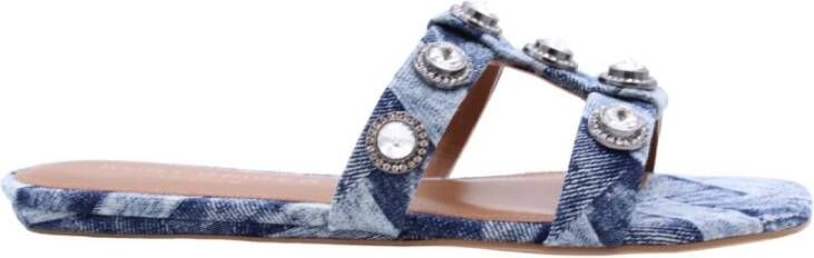 Kurt Geiger Alpine Muil Blue Dames