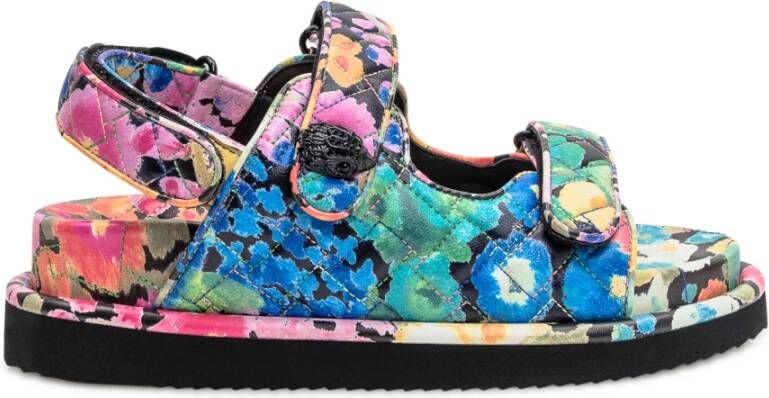 Kurt Geiger Bloe print leren sandalen met klittenband