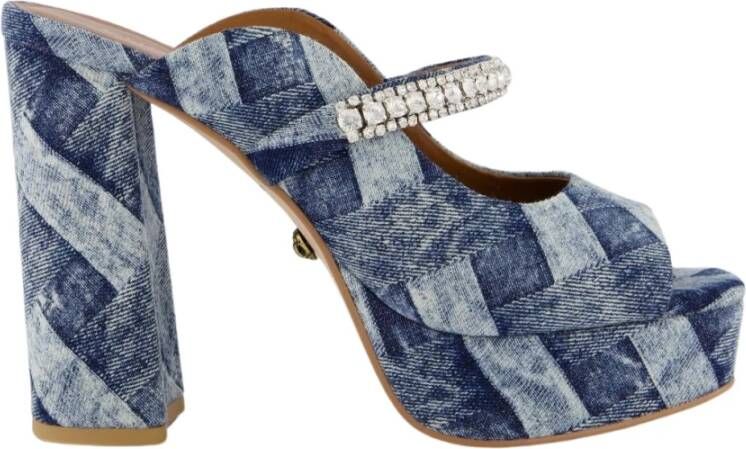 Kurt Geiger Dames Duke Platform Blue Dames