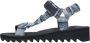 KURT GEIGER LONDON Sandalen Dames Orion Maat: 36 Materiaal: Textiel Kleur: Blauw - Thumbnail 3