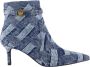 Kurt Geiger Dames Enkellaars Kensington Flexi Ankle Boots Jeansblauw - Thumbnail 1