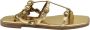Kurt Geiger Gouden Gladiator Platte Sandalen - Thumbnail 1