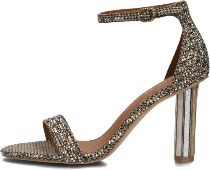 Kurt Geiger Gouden hak sandalen voor zomerfeesten