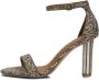 Kurt Geiger London Perspex Heel Sandal Sandalen Dames Goudkleurig - Thumbnail 7