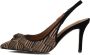 Kurt Geiger Hoge Sling Bruine Schoenen Belgravia Stijl Brown Dames - Thumbnail 3