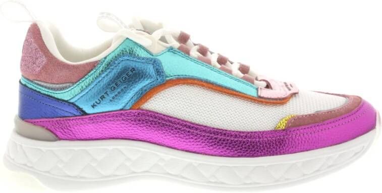 KURT GEIGER LONDON Lage Sneakers Dames Kensington Sneaker Leer Wit