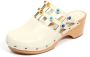 Kurt Geiger Kristal Klompen in Off White - Thumbnail 1