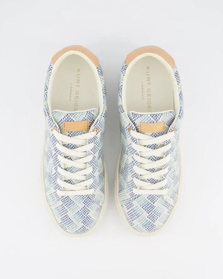 Kurt Geiger Blauwe Lane Sneaker Dames Schoenen - Foto 2