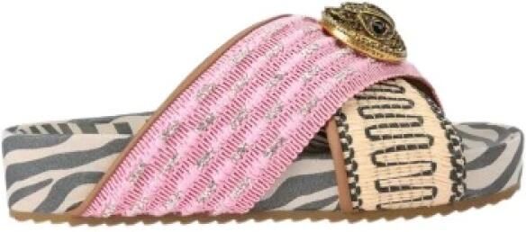 Kurt Geiger Chelsea Cross Strap Flatform Sandal